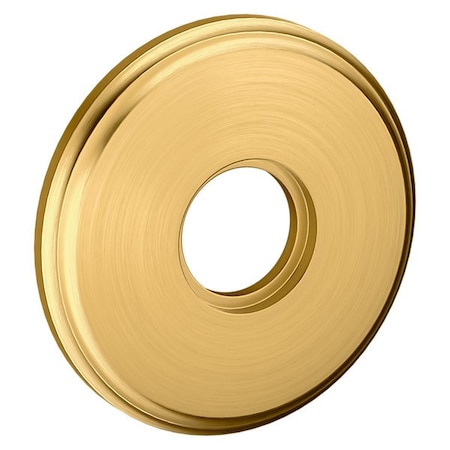 Baldwin Passage Pair Rosettes Lifetime Satin Brass 5075.044